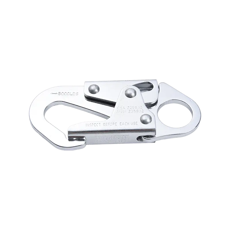 How does the HL18004 Double Lock Galvanized Snap Hook perform under extreme weather conditions, such as high winds or heavy rain?